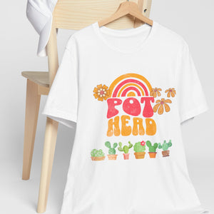 Pot Head T-Shirt, Plant Lover Gift, Crazy Plant Lady, Plant Mom, Gardener Shirt - Cambridge Bee