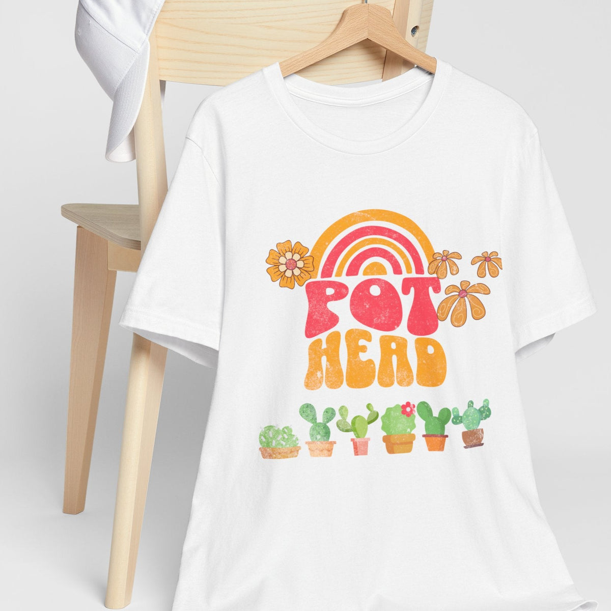 Pot Head T-Shirt, Plant Lover Gift, Crazy Plant Lady, Plant Mom, Gardener Shirt - Cambridge Bee