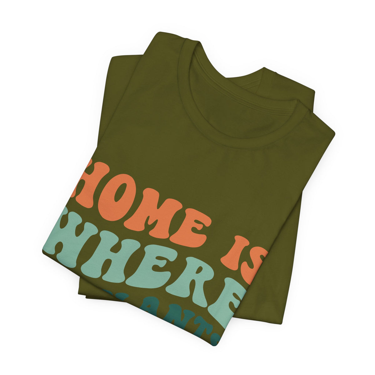 Home is Where My Plants Are, Groovy T-Shirt, Plant Lover Gift, Gardener Shirt - Cambridge Bee